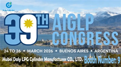 Daly Cylinder bus eksponuojamas AIGLP kongrese 2026 Argentinoje