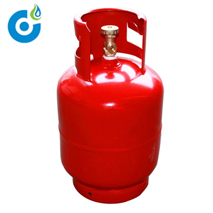 7.2 Liters Ukraine Portable Cooking Use Steel Liquefied Petroleum Gas Cylinder