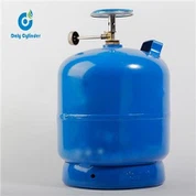 Oranžinės spalvos logotipas Spausdinti mažų dujų baliono butano dujų virimo SND cilindrą 5 kg balionams Nigerijai, kitai Afrikai